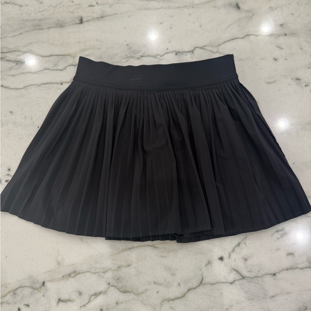 Lululemon Athletica Black Pleated Mini Skirt